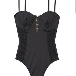 Black Victoria's secret body suit nwot